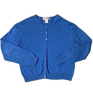 Dress Barn Blue Button Down Cardigan